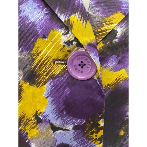 Michael Michael Kors XS multicolor 3 button 3/4 length jacket - Picture 3 of 8